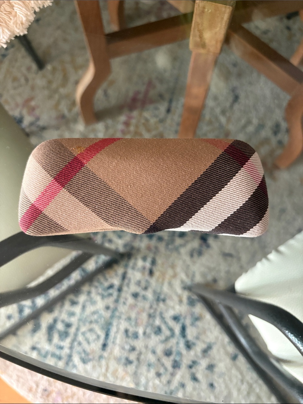 Burberry glasses case